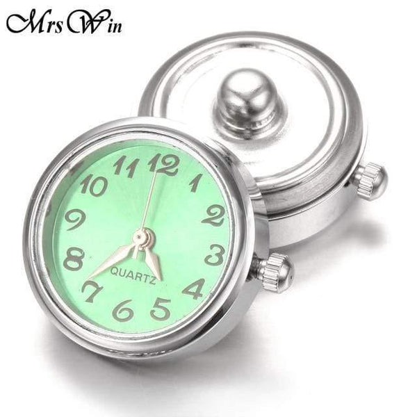 Planet Gates 2 18mm Glass Watch Snap Buttons Interchangeable Jewelry Accessory Can Move Replaceable Snap Button Jewelry for Snaps Bracelet