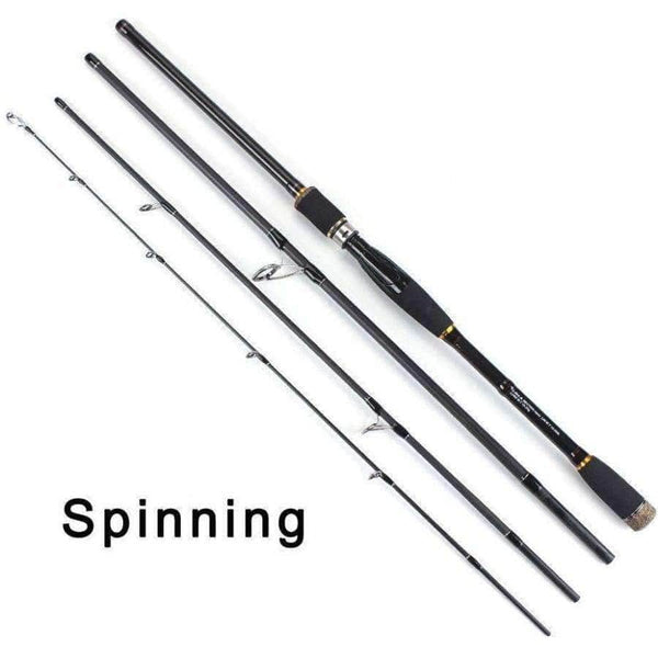 Planet Gates 2.1m 2.4m 2.7m 3.0m 100% Carbon Fiber Rod Spinning Fishing Rods Casting Travel Rod 4 Sections Fast Action Fishing Lure Rod