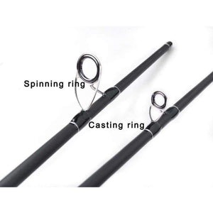 Planet Gates 2.1m 2.4m 2.7m 3.0m 100% Carbon Fiber Rod Spinning Fishing Rods Casting Travel Rod 4 Sections Fast Action Fishing Lure Rod