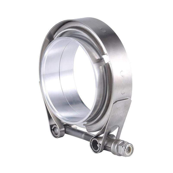 Planet Gates 2/2.25/2.5/2.75/3/3.5/4/4.5/5 Inch V-Band Clamp Stainless Steel Exhaust Downpipe Clamp Flat Flange Assembly Car Accessories