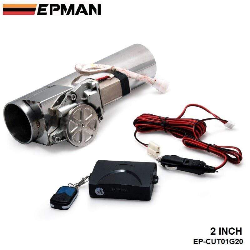 Planet Gates 2"/2.25"/2.5"/2.75"/3" Exhaust Pipe Electric I Pipe Exhaust Electrical Cutout with Remote Control Wholesale Valve EP-CUT01G