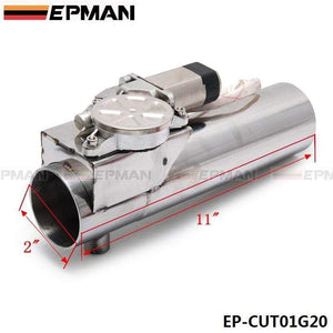 Planet Gates 2"/2.25"/2.5"/2.75"/3" Exhaust Pipe Electric I Pipe Exhaust Electrical Cutout with Remote Control Wholesale Valve EP-CUT01G