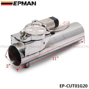 Planet Gates 2"/2.25"/2.5"/2.75"/3" Exhaust Pipe Electric I Pipe Exhaust Electrical Cutout with Remote Control Wholesale Valve EP-CUT01G
