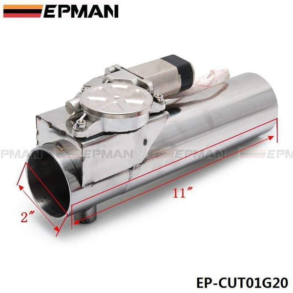 Planet Gates 2"/2.25"/2.5"/2.75"/3" Exhaust Pipe Electric I Pipe Exhaust Electrical Cutout with Remote Control Wholesale Valve EP-CUT01G