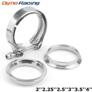 Planet Gates 2" 2.25'' 2.5" 3" 3.5" 4'' Car Exhaust V Band Clamp Flange Kit QUICK RELEASE CLAMP