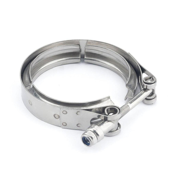Planet Gates 2" 2.25'' 2.5" 3" 3.5" 4'' Car Exhaust V Band Clamp Flange Kit QUICK RELEASE CLAMP