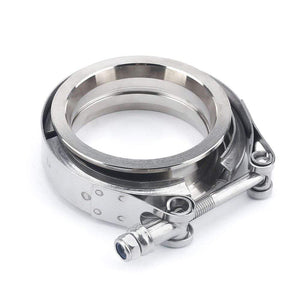 Planet Gates 2" 2.25'' 2.5" 3" 3.5" 4'' Car Exhaust V Band Clamp Flange Kit QUICK RELEASE CLAMP
