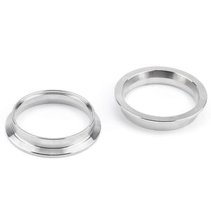 Planet Gates 2" 2.25'' 2.5" 3" 3.5" 4'' Car Exhaust V Band Clamp Flange Kit QUICK RELEASE CLAMP