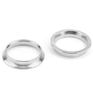 Planet Gates 2" 2.25'' 2.5" 3" 3.5" 4'' Car Exhaust V Band Clamp Flange Kit QUICK RELEASE CLAMP