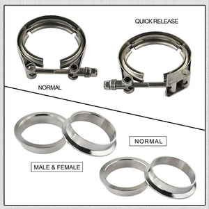Planet Gates 2" 2.5" 3" 3.5" 4" Car Motocycle Steel Stainless Flange V band Exhaust Clamp V-Band 1.5 2 2.5 3 3.5 4 Inch Vband Clamps
