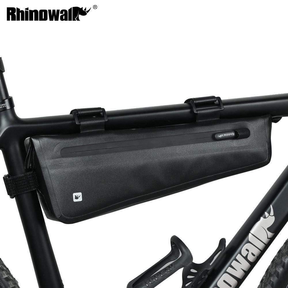 Planet Gates 2.2 L Bike Triangle Frame Bag Full Waterproof Front Tube Cycling Bag 2.8L for Road MTB Foldable Bike Storage Tool Panniers
