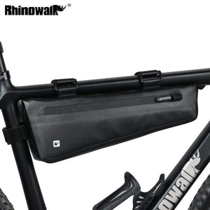 Planet Gates 2.2 L Bike Triangle Frame Bag Full Waterproof Front Tube Cycling Bag 2.8L for Road MTB Foldable Bike Storage Tool Panniers