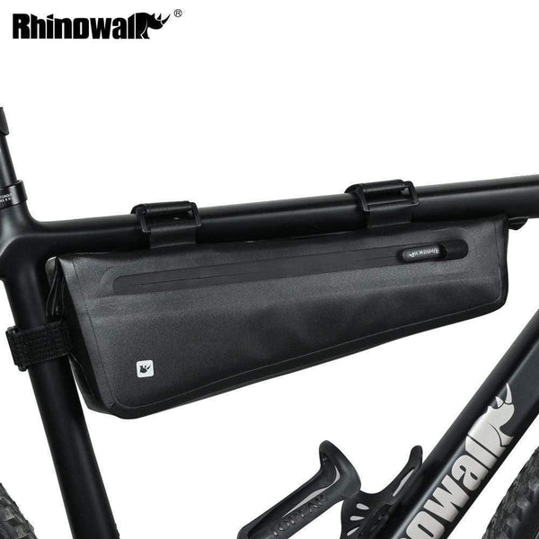 Planet Gates 2.2 L Bike Triangle Frame Bag Full Waterproof Front Tube Cycling Bag 2.8L for Road MTB Foldable Bike Storage Tool Panniers