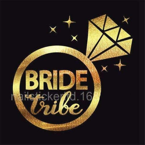 Planet Gates 2 25Pc Team Bride Temporary Tattoo Bachelorette Hen Party Accessories Bridesmaid Bridal Shower Wedding Decoration Party Supplies,Q