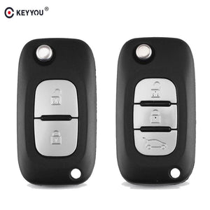 Planet Gates 2/3 Buttons Filp Car Remote Key Case shell for Renault Fluence Clio Megane Kangoo Modus Auto Key With NE73/VA2 Blade