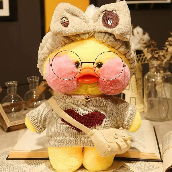 30cm Kawaii Yellow Duck Plush Toys Hyaluronic Acid Little Yellow Duck Doll Stuffed Toys Children Girls Birthday Valentine Gifts