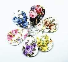 Planet Gates 2 30pair/lot New Teardrop PU Leather Earrings Sequins Looking Various Looking Various Multi Colors Bohemia Water Drop Earring