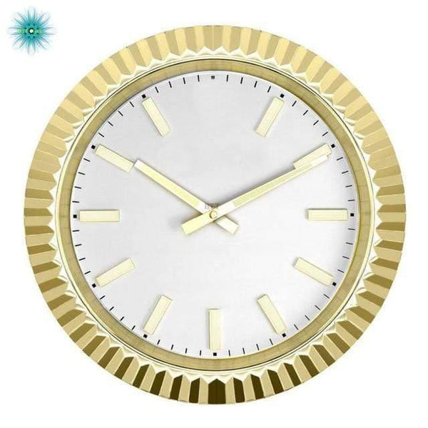 Luxury Design Wall Clock Metal Watch Clock Relogio De Parede  Logos Best Gift