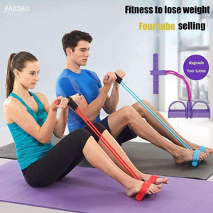Planet Gates 2 & 4 Levels Latex Fitness Resistance Bands Pedal Pull Rally Sit-ups Good Elasticity Body Building Fitness Equipments