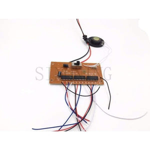 Planet Gates 2.4G 30 meter 12CH remote control and receiver board 4-8v for excavator  tank kit with speaker