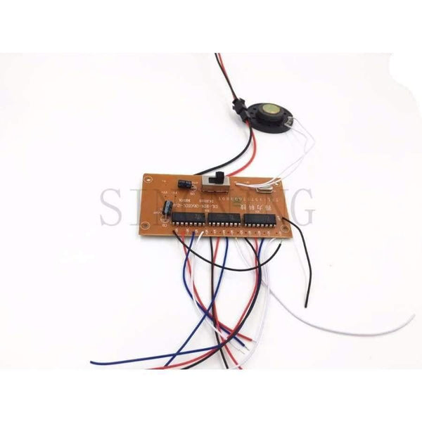 Planet Gates 2.4G 30 meter 12CH remote control and receiver board 4-8v for excavator  tank kit with speaker