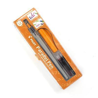 Planet Gates 2.4mm Orange 1pc Pilot Parallel Calligraphy Pen Set 12 Colors Ink Refill Cartridge for Arabic Gothic design