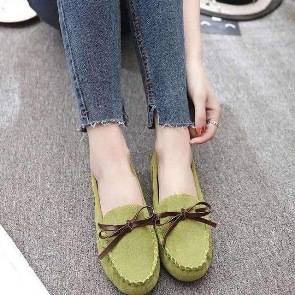 Planet Gates 2 / 5 2018 Genuine Leather Flat Shoes Woman Hand-sewn Leather Loafers Cowhide Flexible Spring Casual Shoes Women Flats Women Shoes