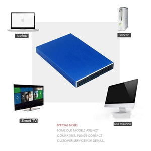 2.5 External Hard Drive 1TB 2TB Storage USB3.0 HDD Anti-vibration and anti-fall mobile hard disk For Mac Xbox PS4 TV box