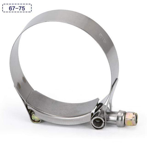Planet Gates 2.5 inch (67-75mm) 2.0" 2.25" 2.5" 2.75" 3.0" 3.25" 3.5" 3.75" 4.0" T-Bolt Exhaust Clamp Intake Turbo Exhaust Intercooler Silicone Coupler 1 Piece