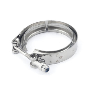 Planet Gates 2.5 Inch V Band Clamp Flange Kit V-Band V 2.5Inch Exhaust Pipe Hose Clamp Flange Clamp