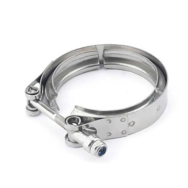 Planet Gates 2.5 Inch V Band Clamp Flange Kit V-Band V 2.5Inch Exhaust Pipe Hose Clamp Flange Clamp