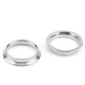 Planet Gates 2.5 Inch V Band Clamp Flange Kit V-Band V 2.5Inch Exhaust Pipe Hose Clamp Flange Clamp