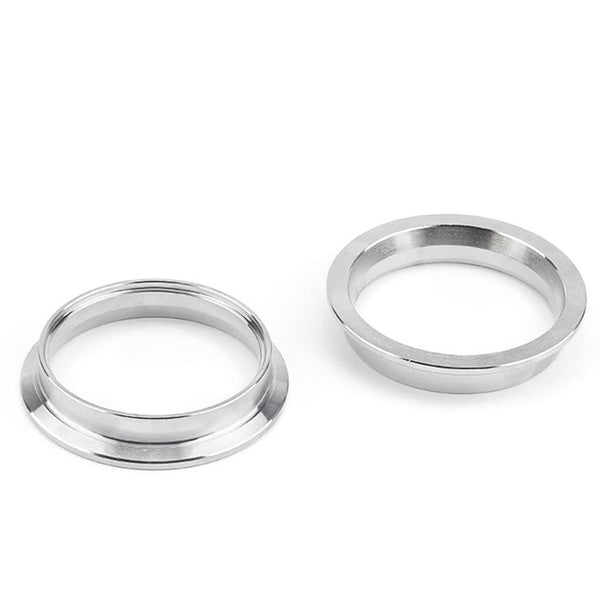 Planet Gates 2.5 Inch V Band Clamp Flange Kit V-Band V 2.5Inch Exhaust Pipe Hose Clamp Flange Clamp