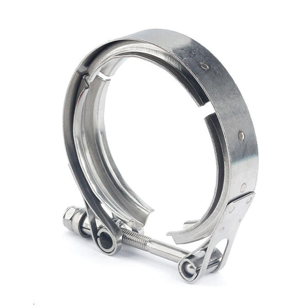 Planet Gates 2.5 Inch V Band Clamp Flange Kit V-Band V 2.5Inch Exhaust Pipe Hose Clamp Flange Clamp
