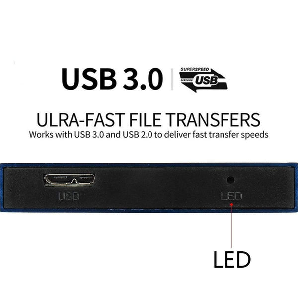 2.5 Mobile Hard Disk USB3.0 SATA3.0 1TB 2TB HDD disco duro externo  External Hard Drives for Laptop/Maco/PS4/Xb