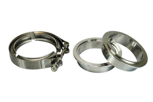 Planet Gates 2.5" SUS 304 Steel Stainless Exhaust V Band Clamp Flange Kit V-band Vband Male Female Design PQY5241