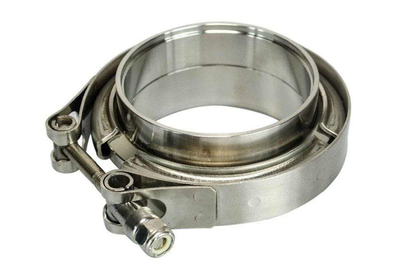 Planet Gates 2.5" SUS 304 Steel Stainless Exhaust V Band Clamp Flange Kit V-band Vband Male Female Design PQY5241