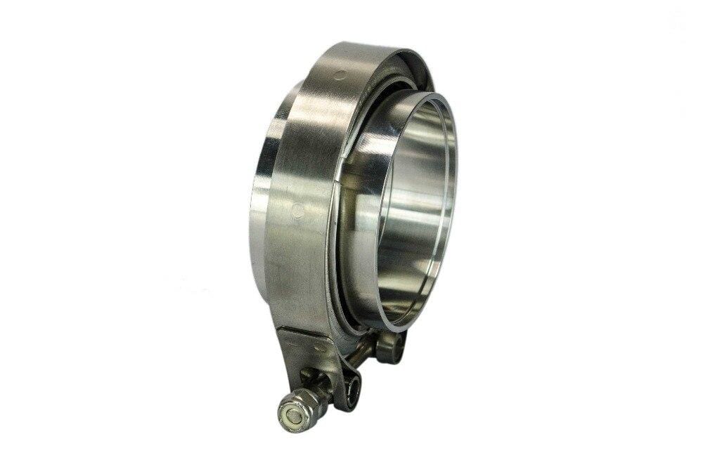 Planet Gates 2.5" SUS 304 Steel Stainless Exhaust V Band Clamp Flange Kit V-band Vband Male Female Design PQY5241