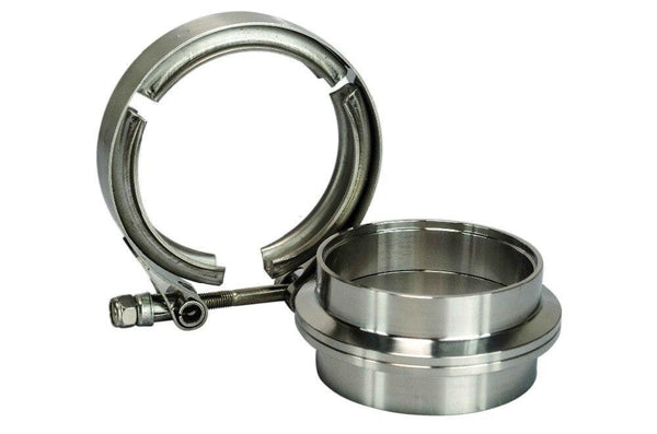 Planet Gates 2.5" SUS 304 Steel Stainless Exhaust V Band Clamp Flange Kit V-band Vband Male Female Design PQY5241