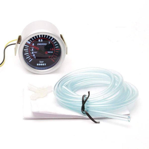 Planet Gates 2" 52mm Universal Car LED 12V Turbo Boost Gauge PSI & BAR Pointer Digital Meter with Turbocharger Boost Electronic Controller