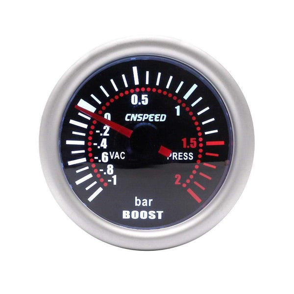 Planet Gates 2" 52mm Universal Car LED 12V Turbo Boost Gauge PSI & BAR Pointer Digital Meter with Turbocharger Boost Electronic Controller