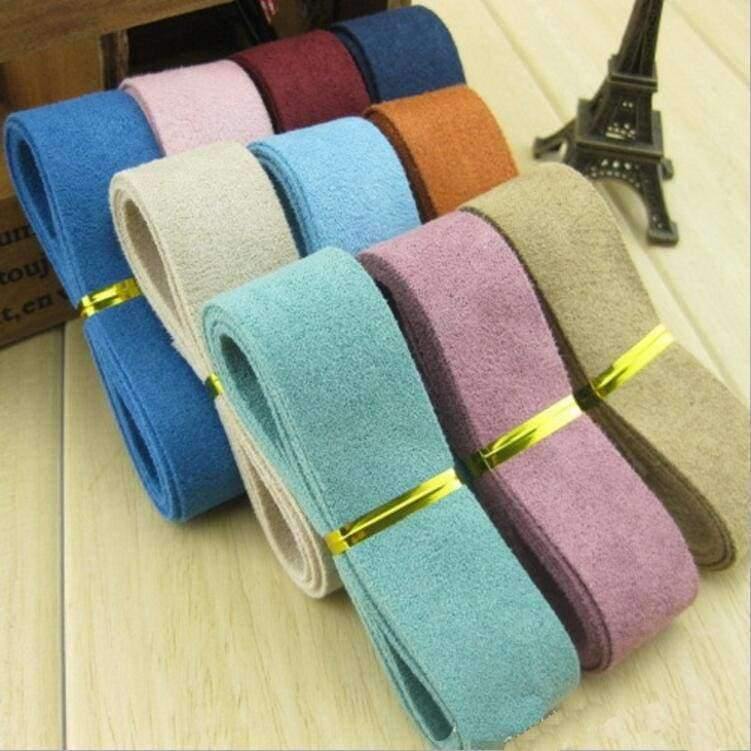 Planet Gates 2.5cm Width Velvet Fabric Strip Ribbons Handmade Cloth Hair Accessories Decorative Arts and Crafts Hair Bow Sewing Accessories