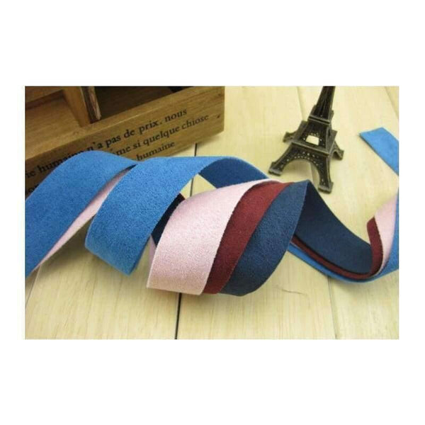 Planet Gates 2.5cm Width Velvet Fabric Strip Ribbons Handmade Cloth Hair Accessories Decorative Arts and Crafts Hair Bow Sewing Accessories