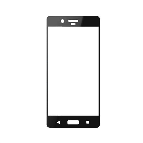 Planet Gates 2.5D Hardness Tempered Glass Film Screen Protector Tempered Glass Screen Cover for Nokia 8 Full Coverage (Black)