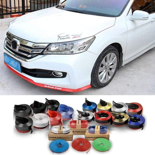 Planet Gates 2.5m Car Door Protector Strip Front Bumper strip Car Stickers Car Bumper Rubber Decorative strip Universal version