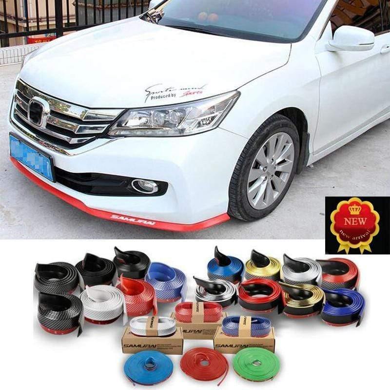 Planet Gates 2.5m Car Door Protector Strip Front Bumper strip Car Stickers Car Bumper Rubber Decorative strip Universal version