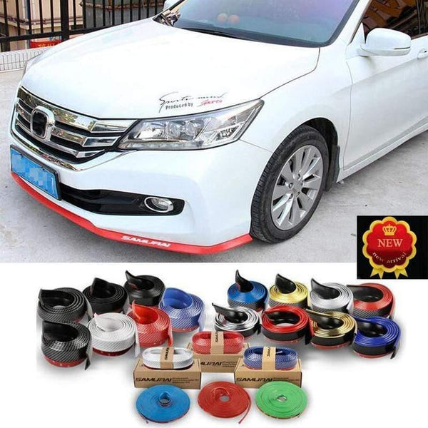 Planet Gates 2.5m Car Door Protector Strip Front Bumper strip Car Stickers Car Bumper Rubber Decorative strip Universal version
