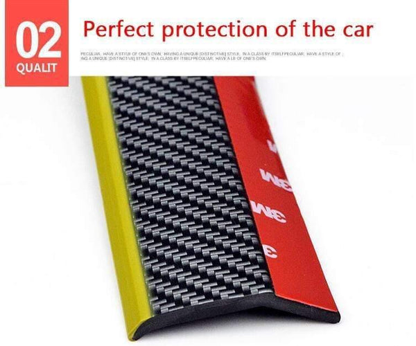 Planet Gates 2.5m Car Door Protector Strip Front Bumper strip Car Stickers Car Bumper Rubber Decorative strip Universal version