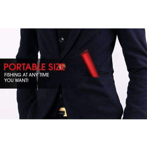 Planet Gates 2.5M Fishing Rod Portable Pocket Telescopic Mini Pen Fishing Rod Pole Fiberglass Ultralight Spinning Without Guide China