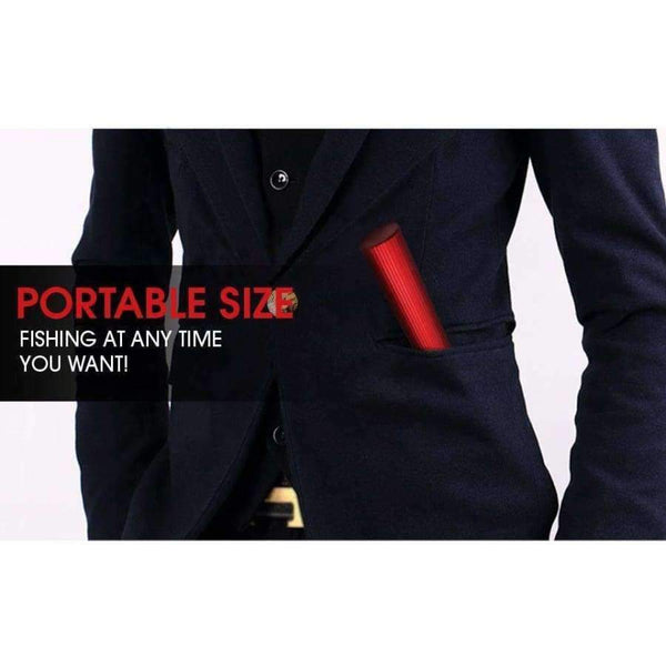 Planet Gates 2.5M Fishing Rod Portable Pocket Telescopic Mini Pen Fishing Rod Pole Fiberglass Ultralight Spinning Without Guide China